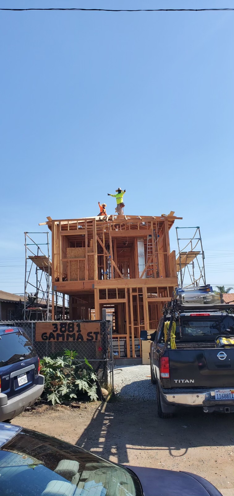 House framing project
