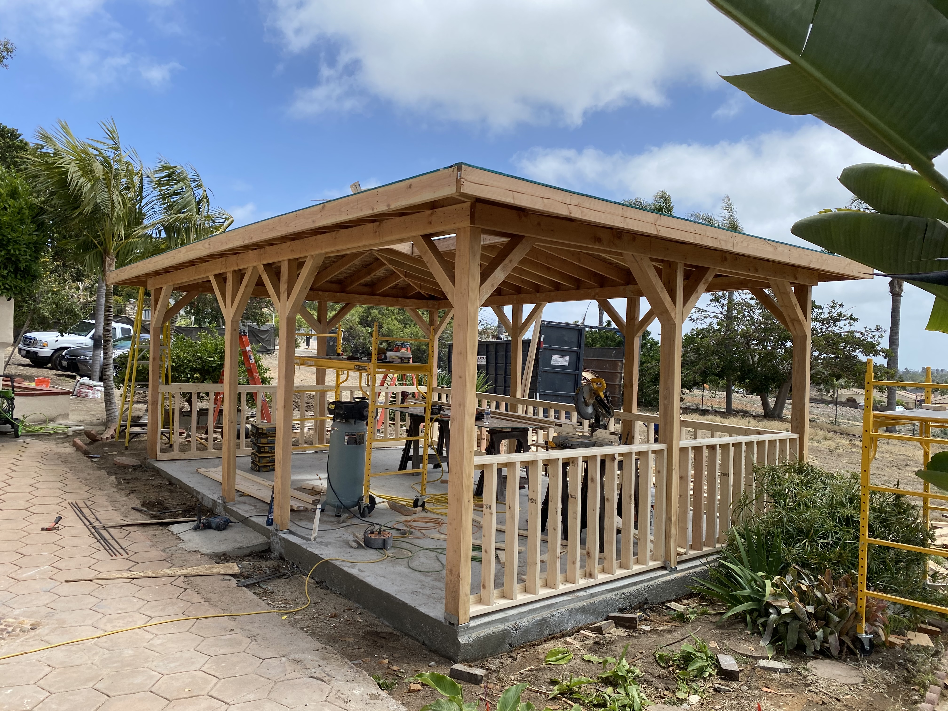 Patio framing project
